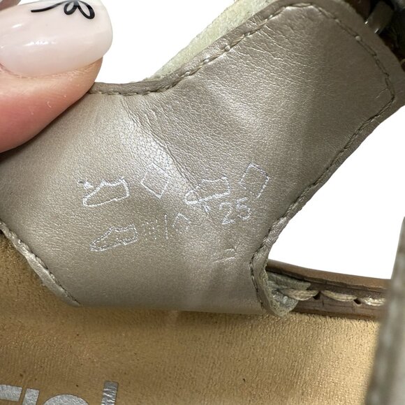 Rieker Antistress Regina Leather Slingback Comfort Women's sandals size 6 - Picture 7 of 9